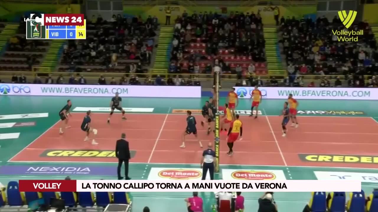 La Tonno Callipo torna a mani vuote da Verona
