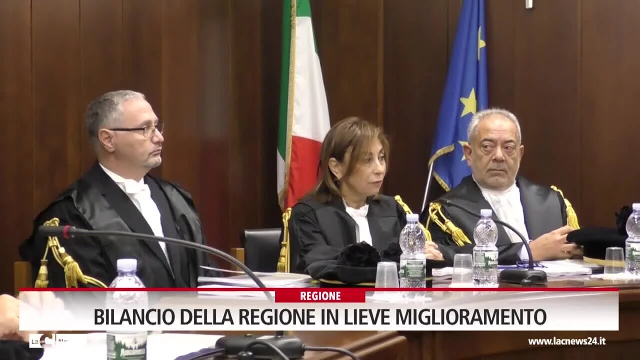 Corte dei conti: «Il bilancio della Regione in lieve miglioramento»