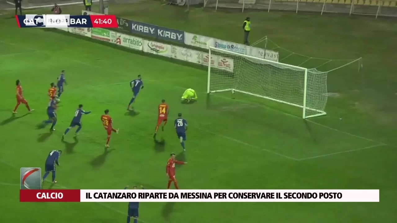 Il Catanzaro riparte da Messina per conservare il secondo posto