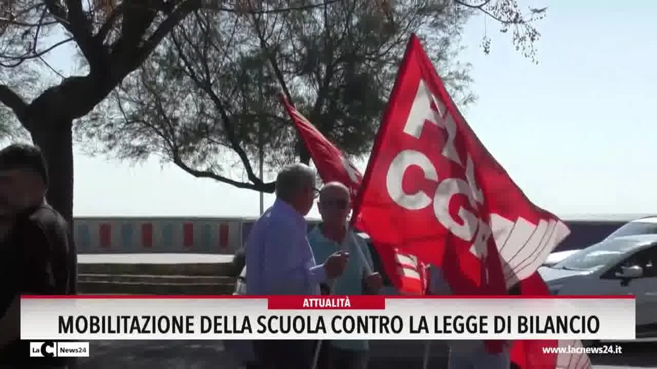 Mobilitazione della Scuola contro la legge di bilancio