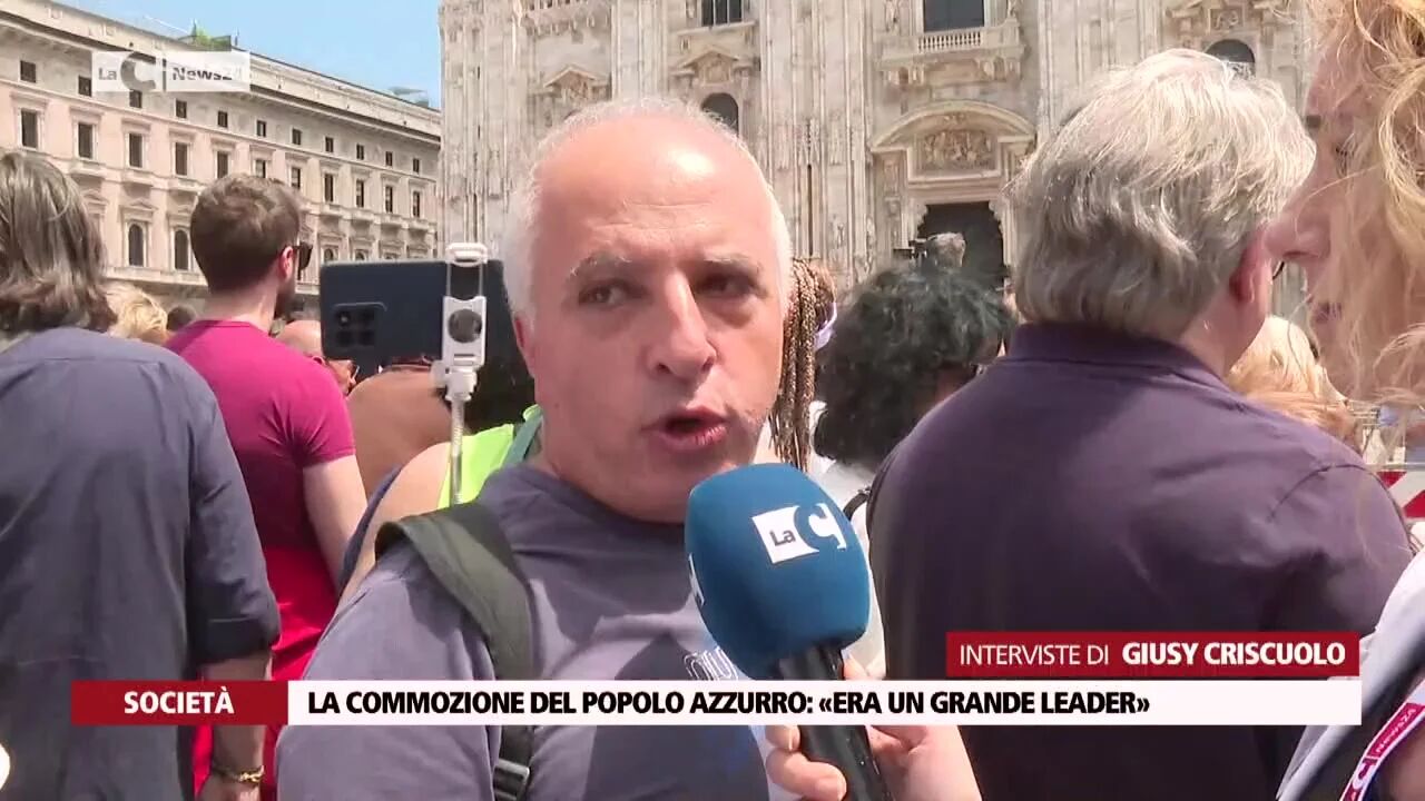 La commozione del popolo azzurro: «Era un grande leader»