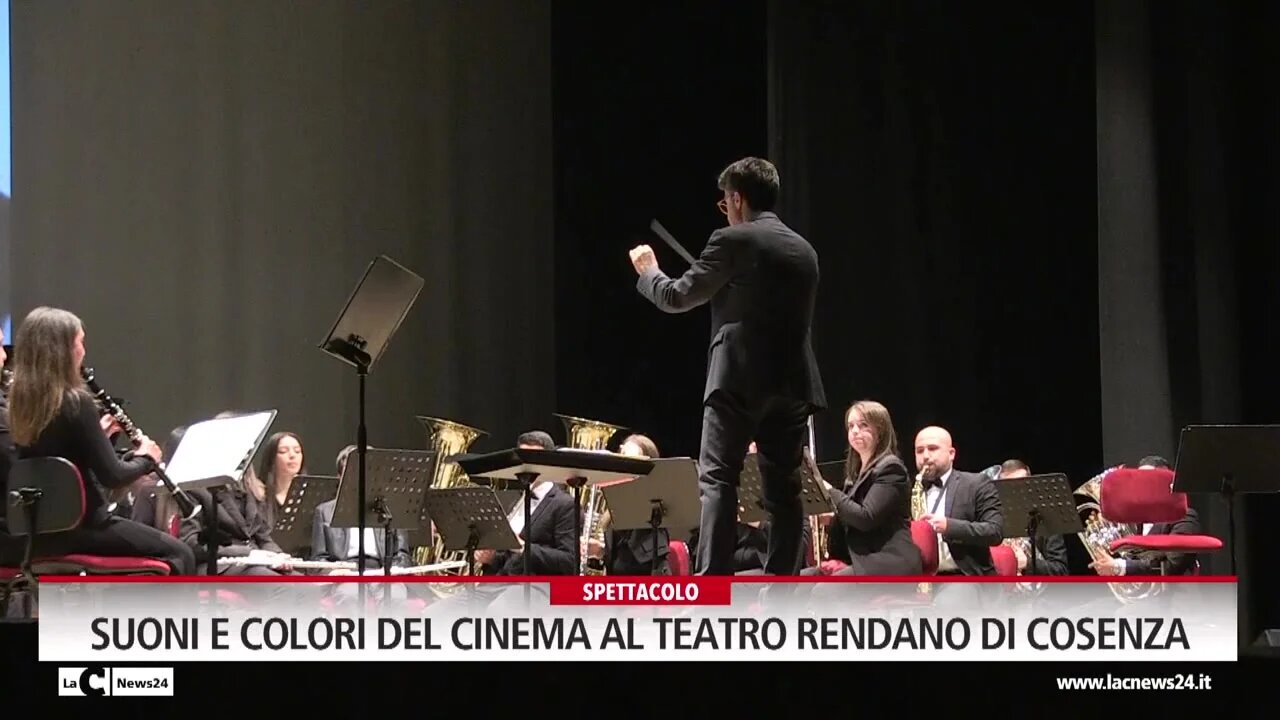 Suoni e colori del cinema al Teatro Rendano di Cosenza