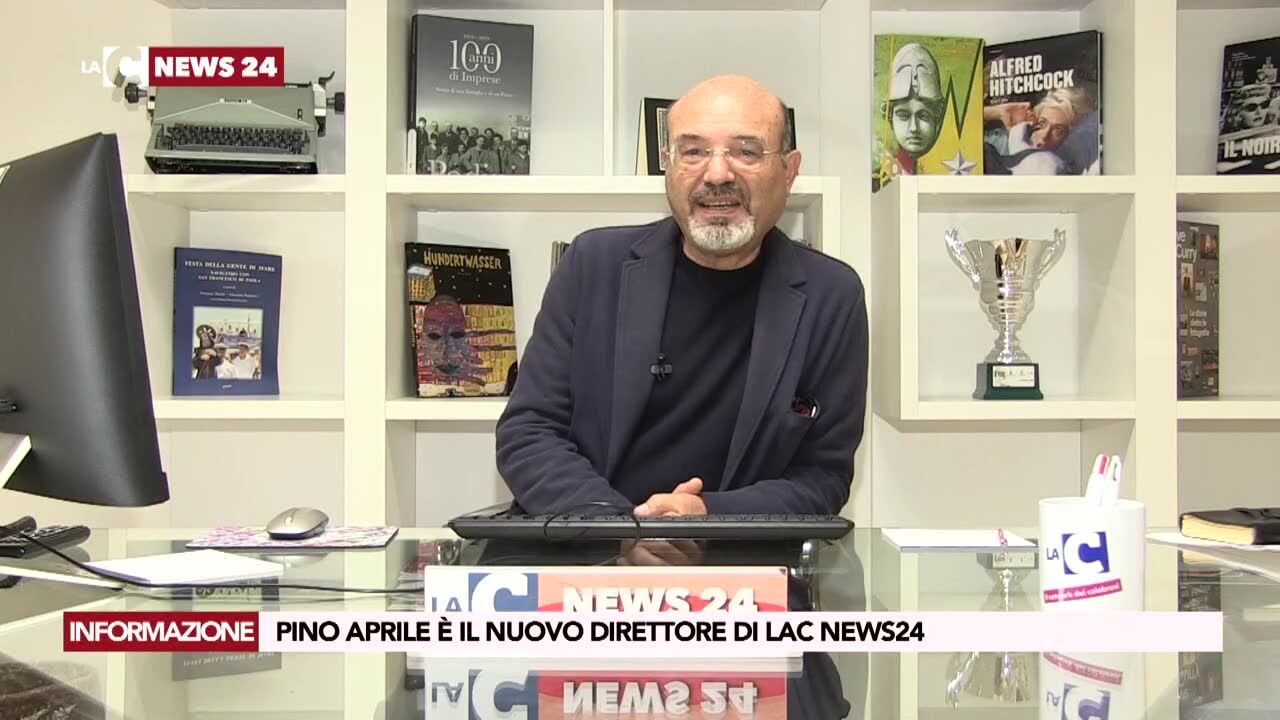Pino Aprile è il nuovo direttore di LaC News24