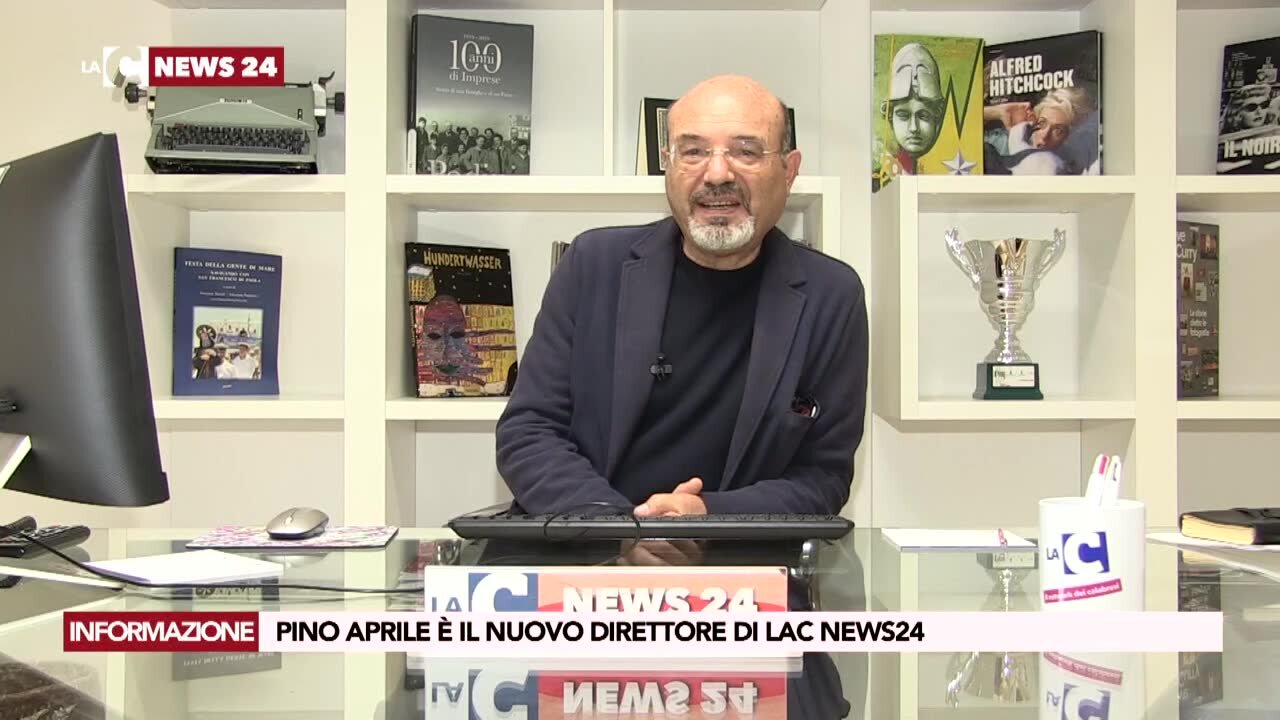 È Pino Aprile il nuovo direttore di LaC News24: «Dalla Calabria per dare voce a tutto il Sud»