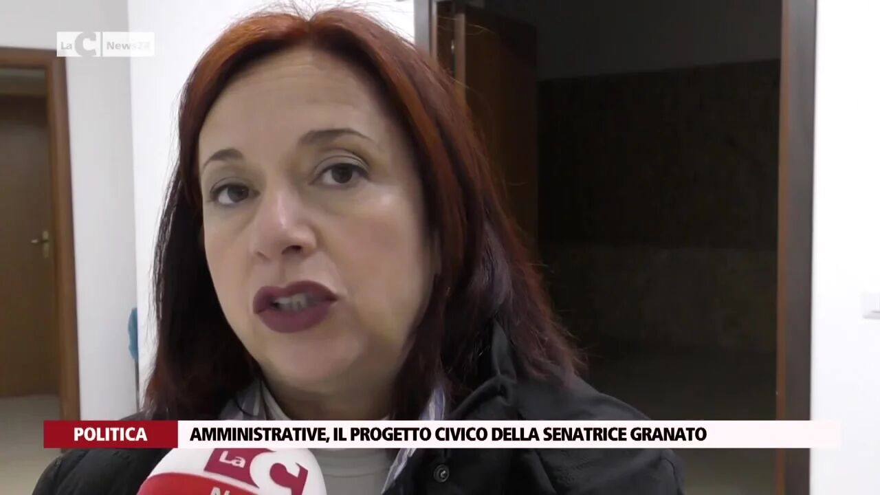 Amministrative, il progetto civico della senatrice Granato