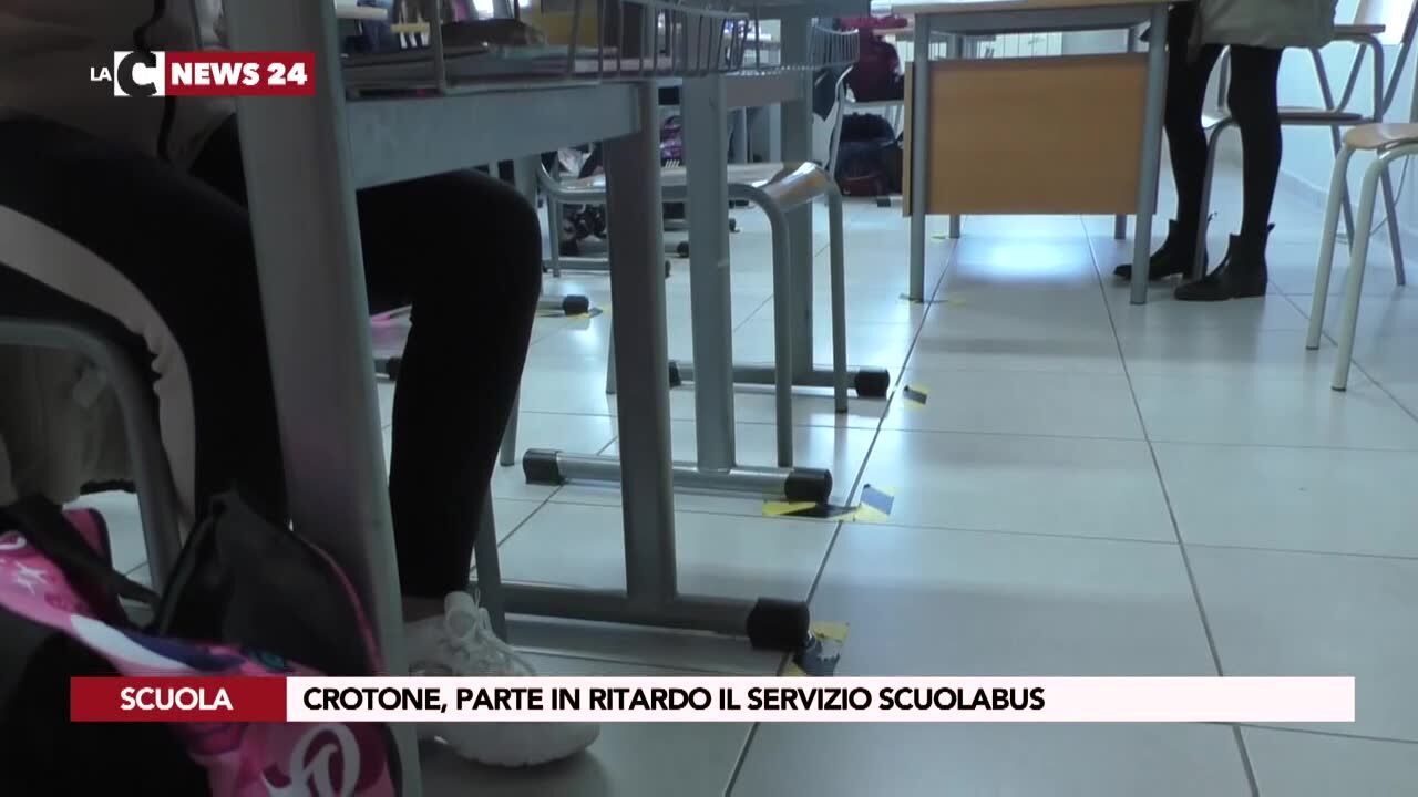 Crotone, parte in ritardo il servizio scuolabus