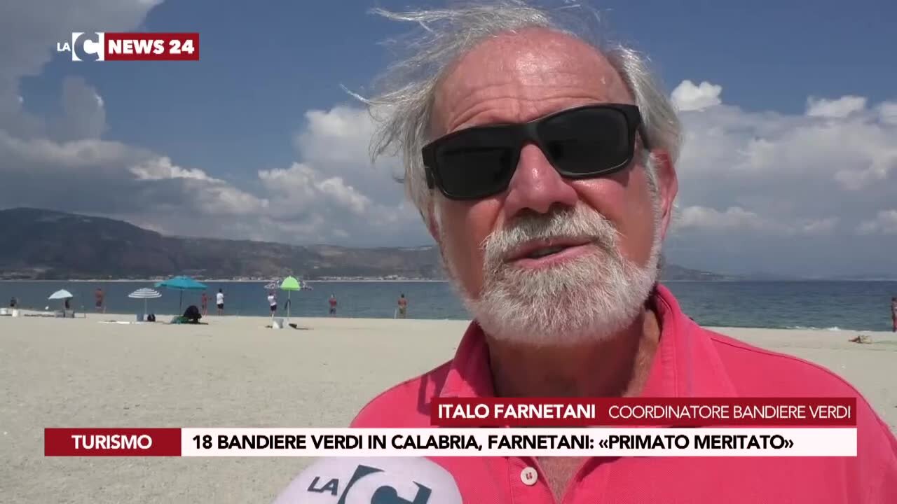 18 bandiere verdi in Calabria, Farnetani: «Primato meritato»