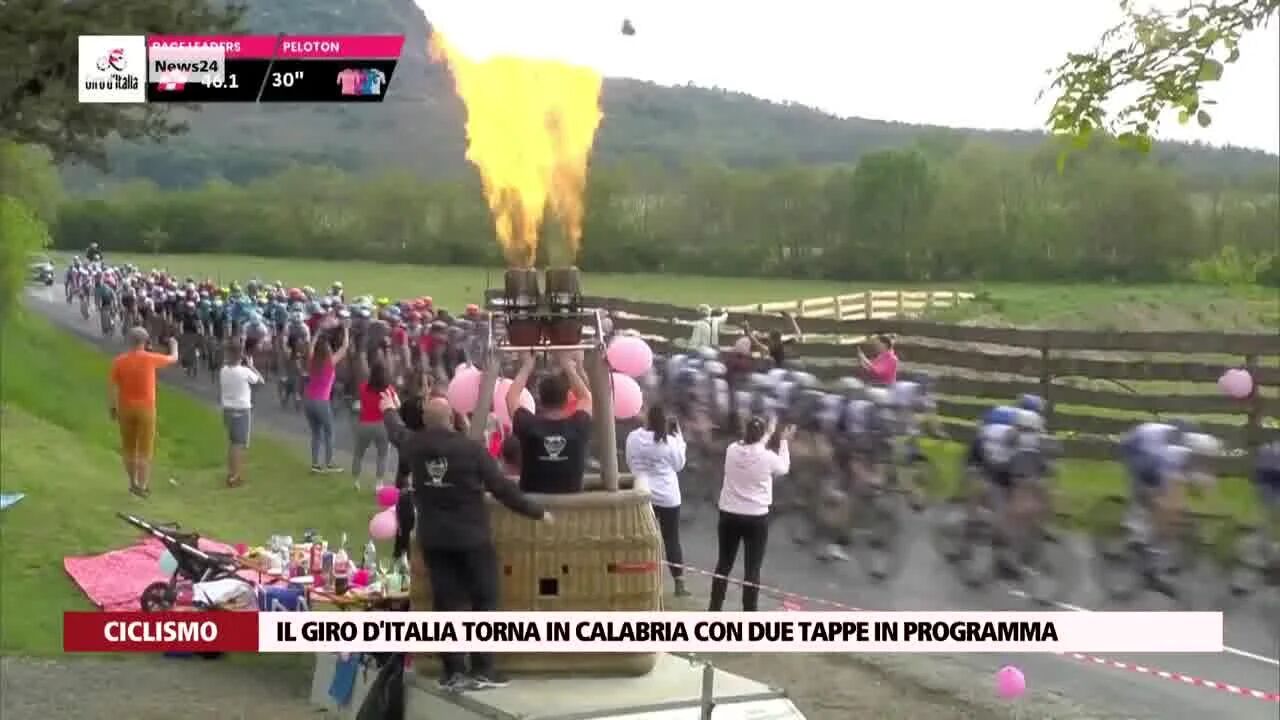 Il Giro d'Italia torna in Calabria con due tappe in programma