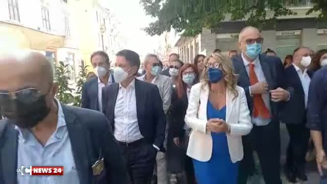 Giuseppe Conte a Cosenza 
