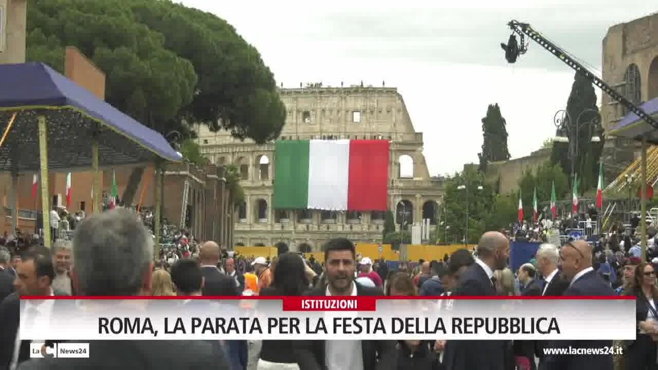 Roma, la parata per la Festa della Repubblica