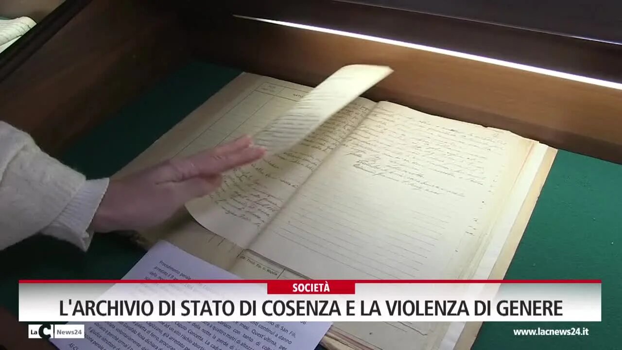 L'Archivio di Stato di Cosenza e la violenza di genere