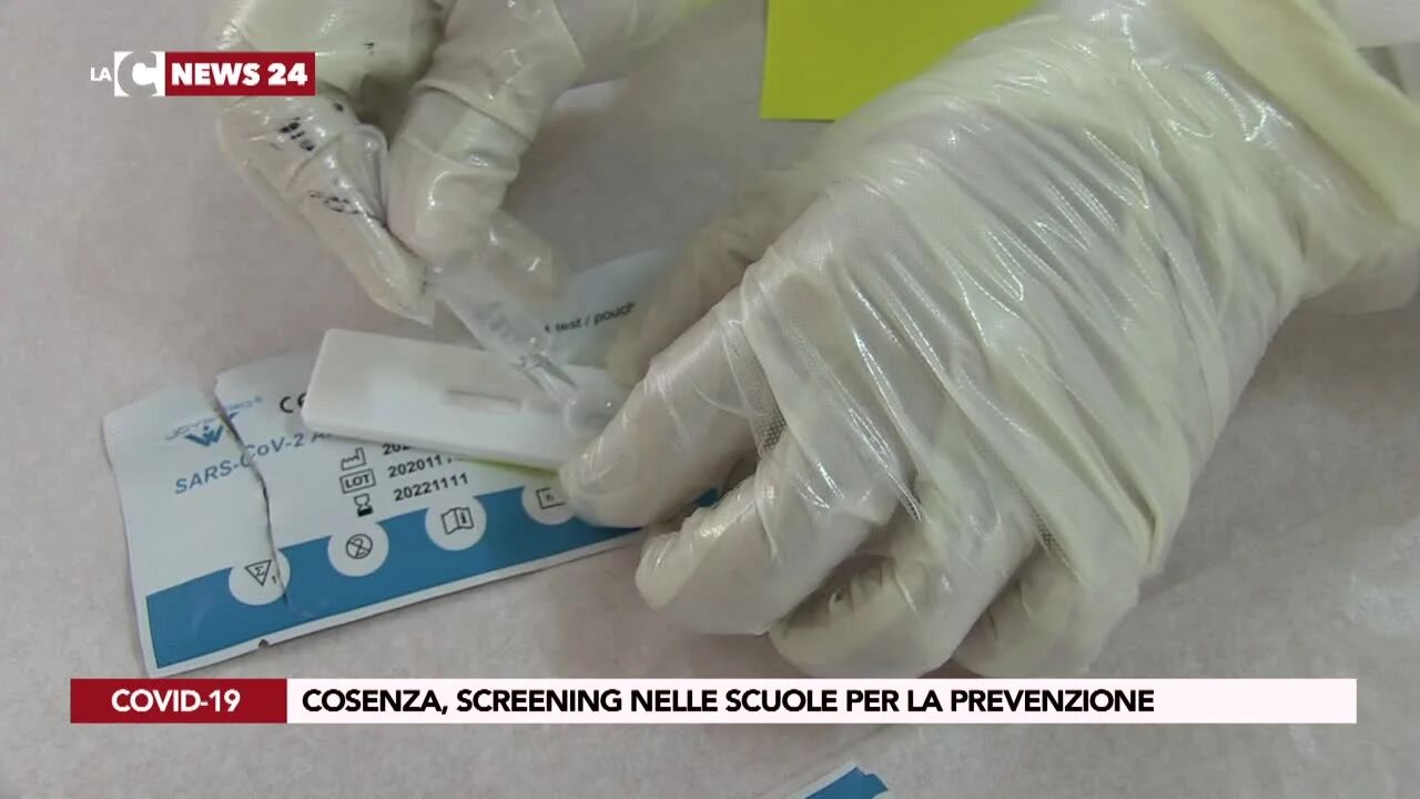 Cosenza, screening nelle scuole per la prevenzione