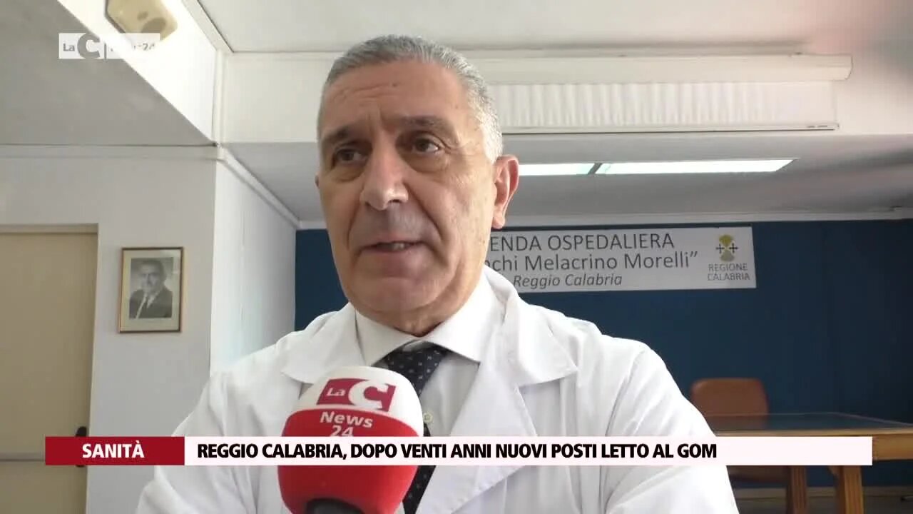 Reggio Calabria, dopo venti anni nuovi posti letto al Gom