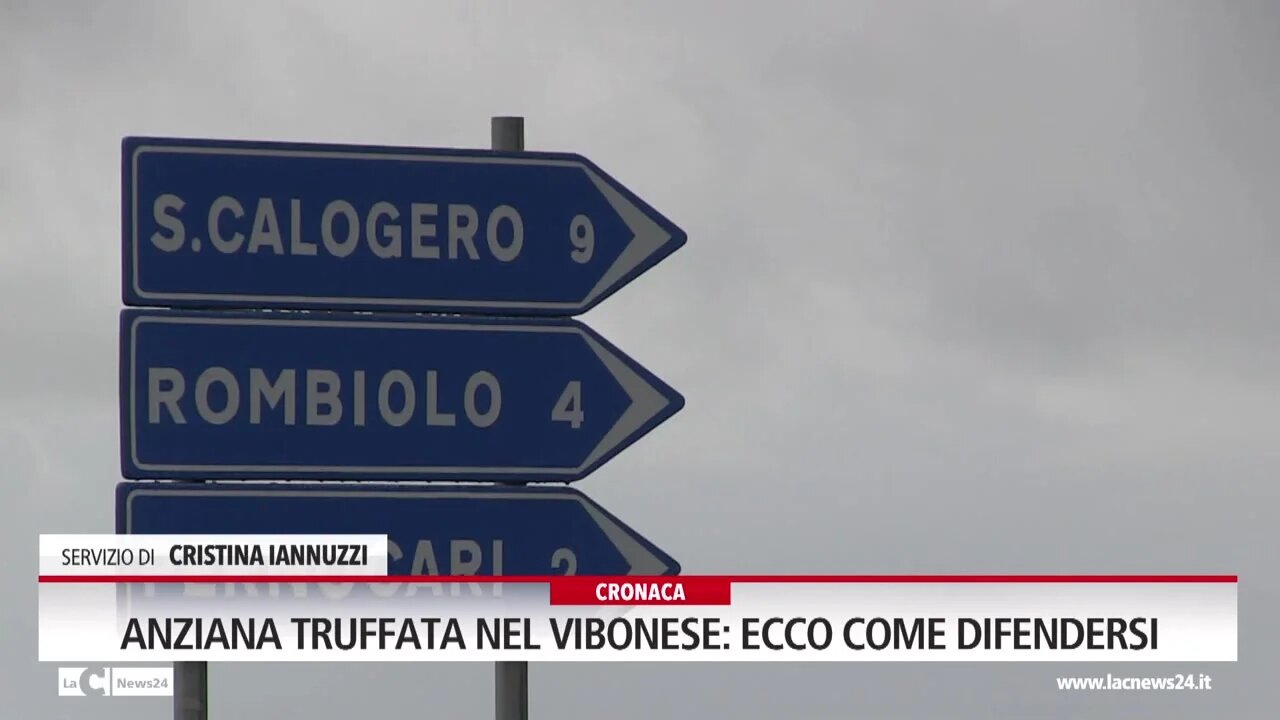 Anziana truffata nel vibonese: ecco come difendersi