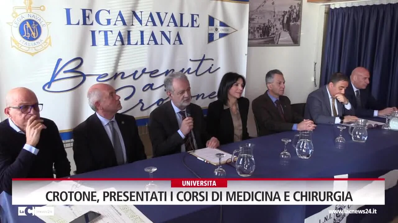 Crotone, presentati i corsi di medicina e chirurgia