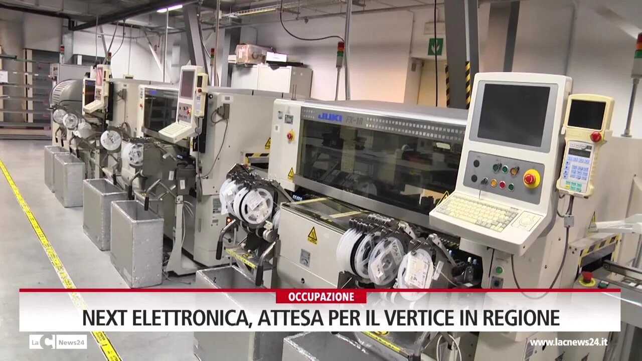 Next Elettronica, attesa per il vertice in regione