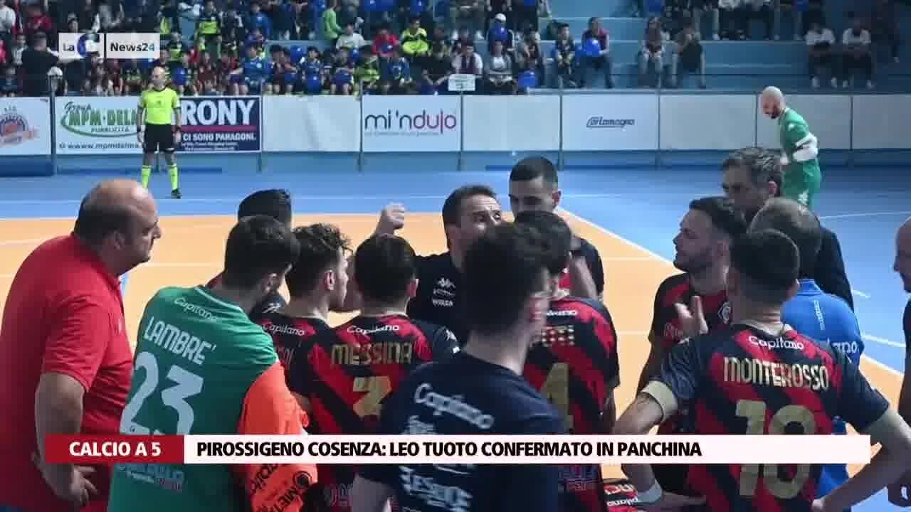 Pirossigeno Cosenza: Leo Tuoto confermato in panchina