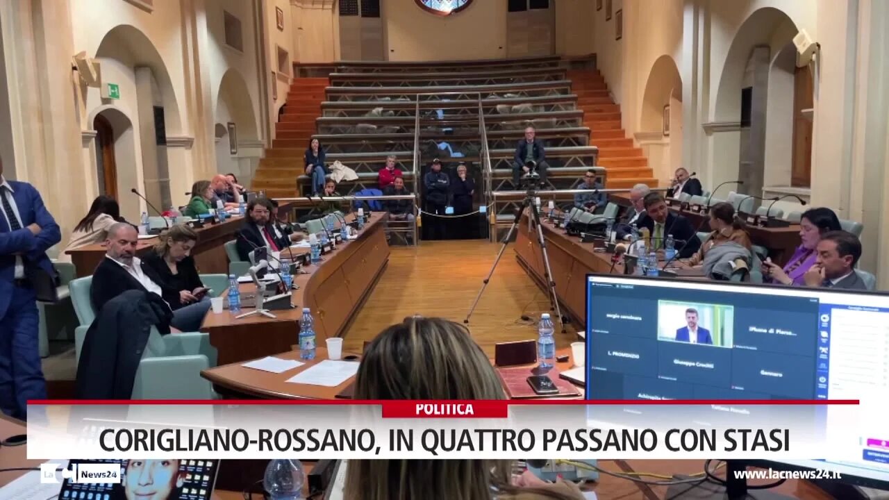 Corigliano-Rossano, in quattro passano con Stasi