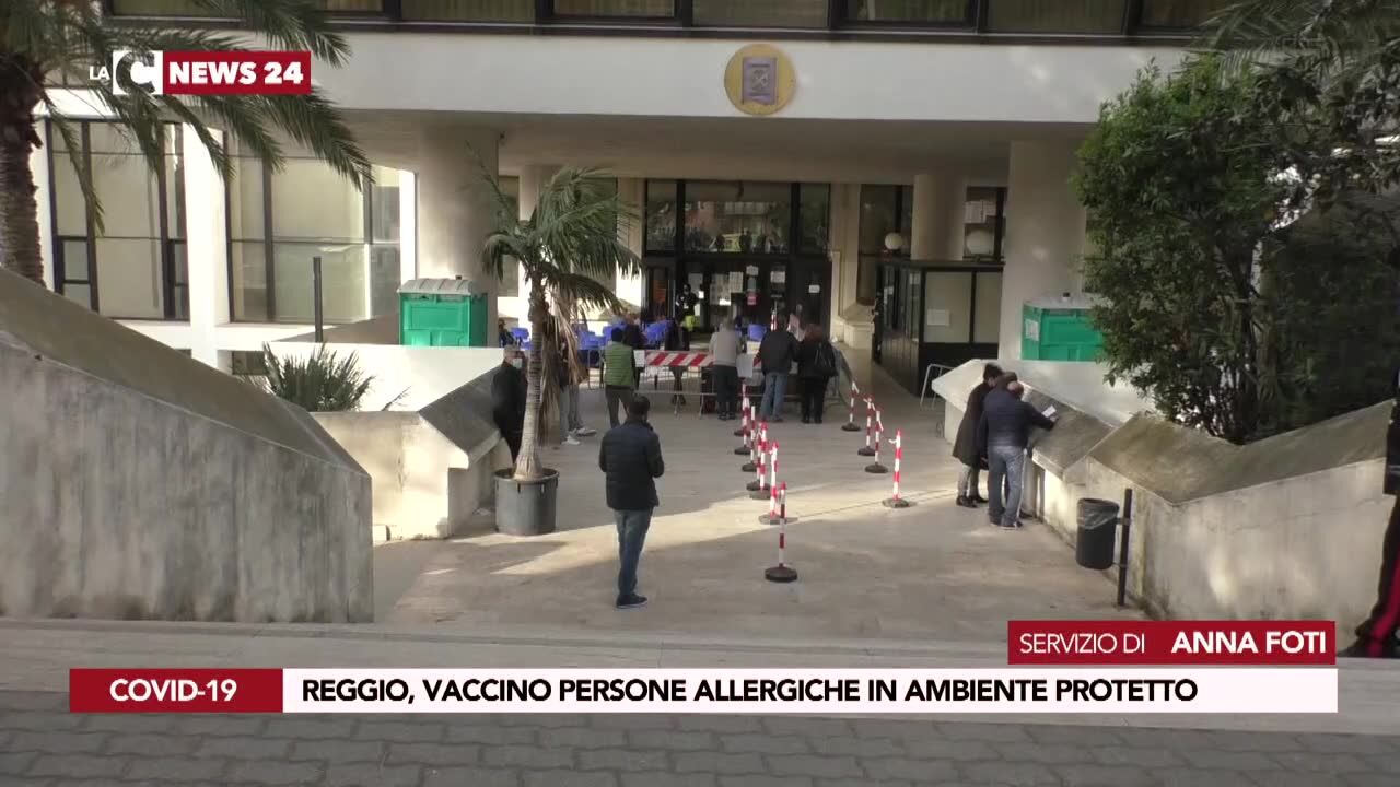 Reggio, vaccino per persone allergiche in ambiente protetto