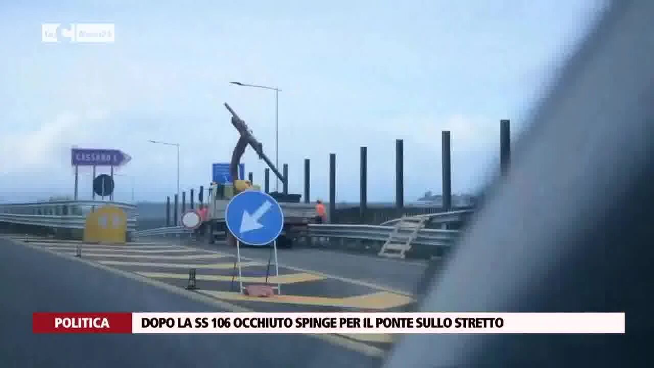 Dopo la ss 106 Occhiuto spinge per il ponte sullo stretto