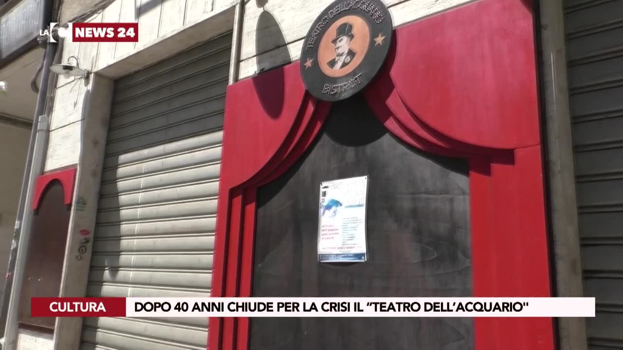 Dopo 40 anni chiude per la crisi il "Teatro dell’Acquario"