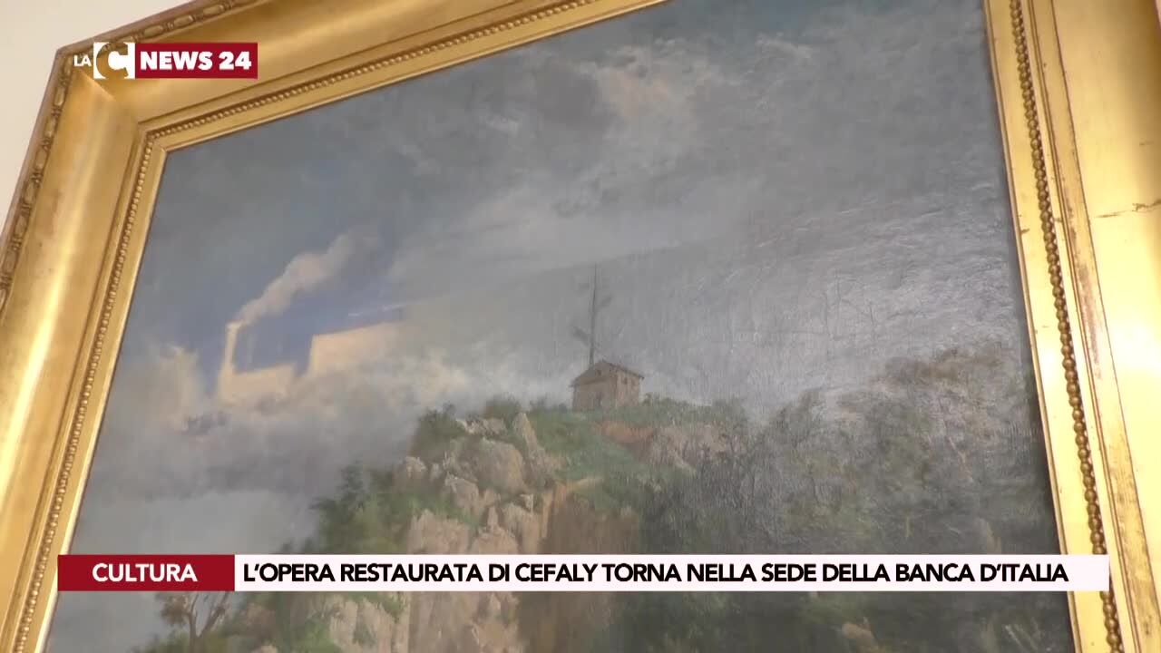 L’opera restaurata di Cefaly torna nella sede della Banca d’Italia