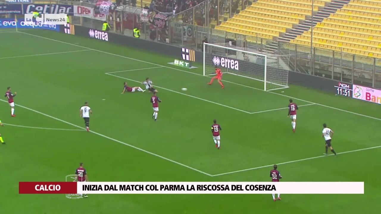 Inizia dal match col Parma la riscossa del Cosenza