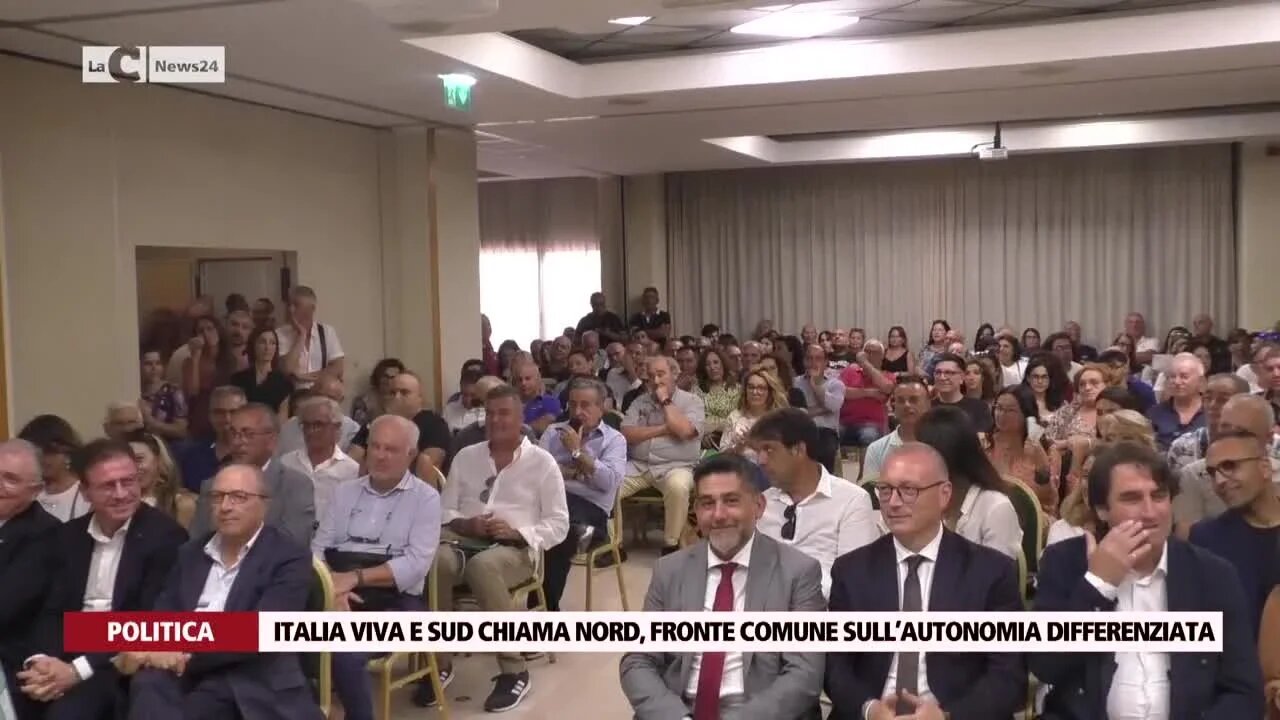 Italia viva e Sud chiama nord, fronte comune sull’autonomia differenziata