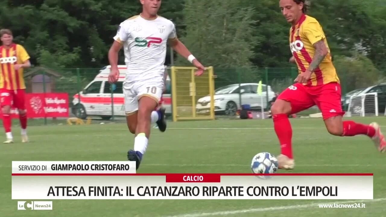 Attesa finita, il Catanzaro riparte contro l’Empoli