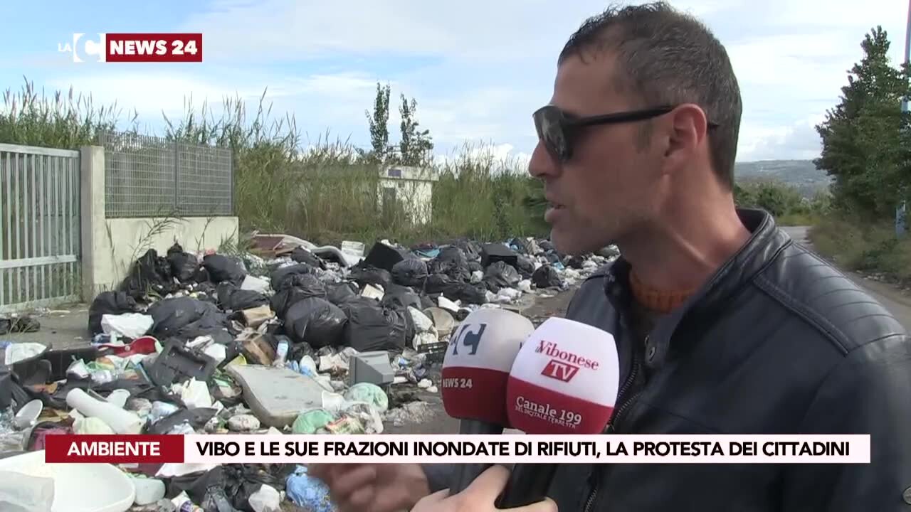 Vibo e le sue frazioni inondate di rifiuti, la protesta di cittadini