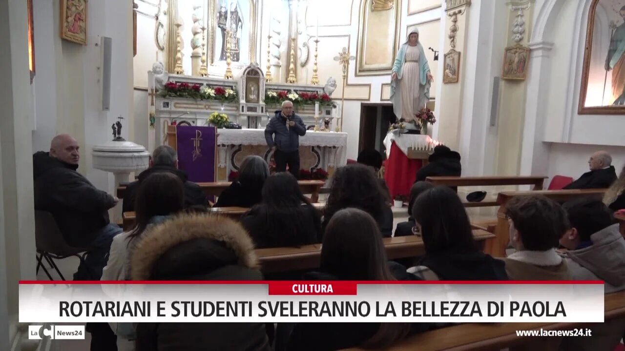 Rotariani e studenti sveleranno la bellezza di Paola