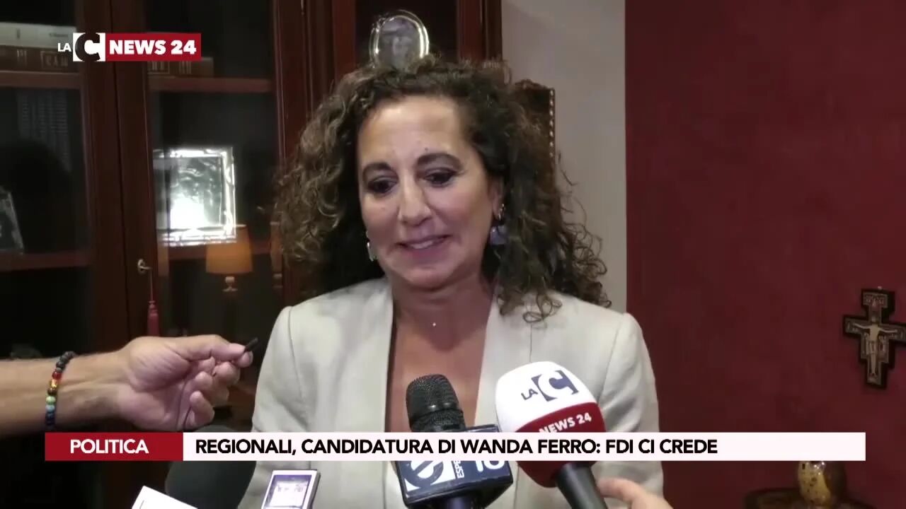 Regionali, candidatura di Wanda Ferro: Fdi ci crede