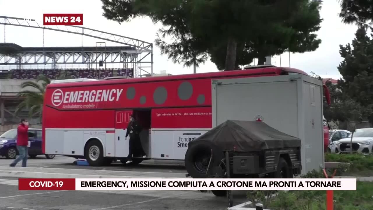 Emergency, missione compiuta a Crotone ma pronti a tornare