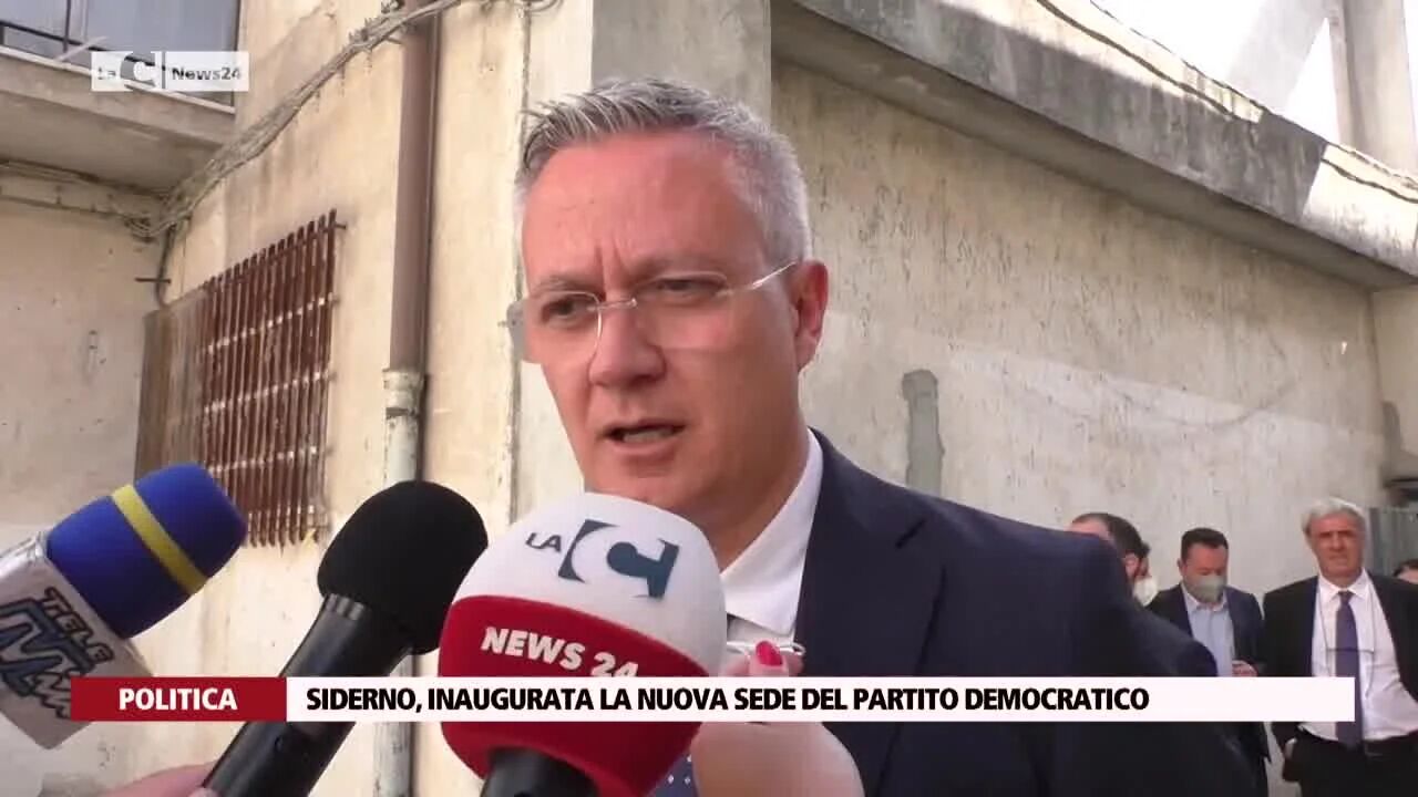 Siderno, inaugurata la nuova sede del Partito democratico