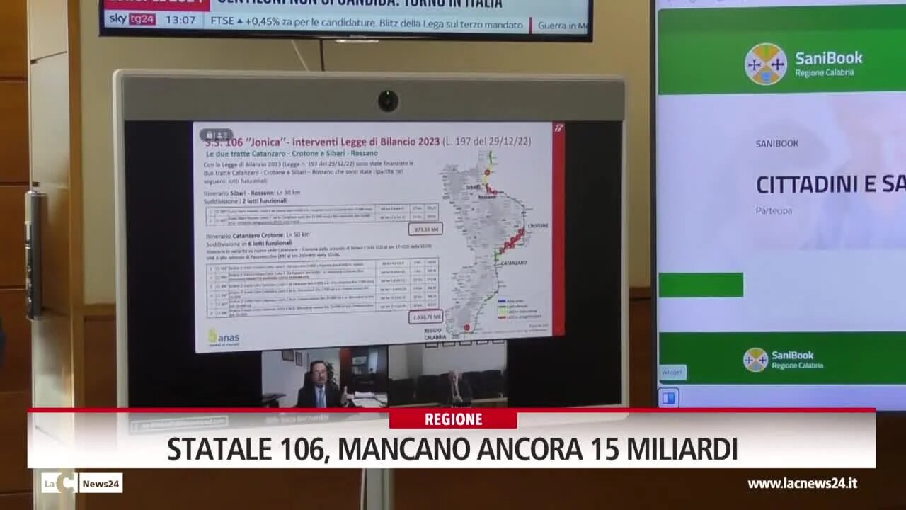 Statale 106, mancano ancora 15 miliardi