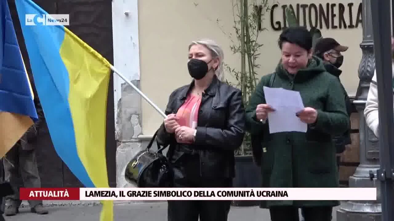 Lamezia, il grazie simbolico della comunità ucraina