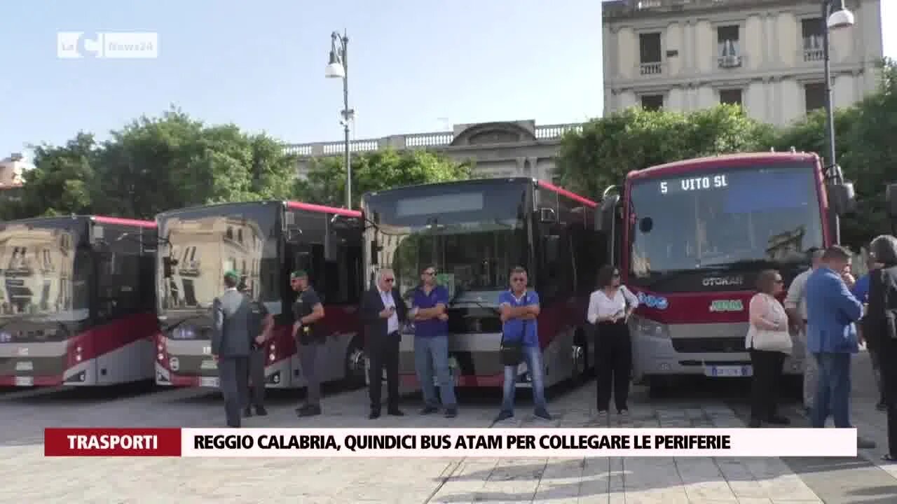 Reggio Calabria, quindici bus Atam per collegare le periferie