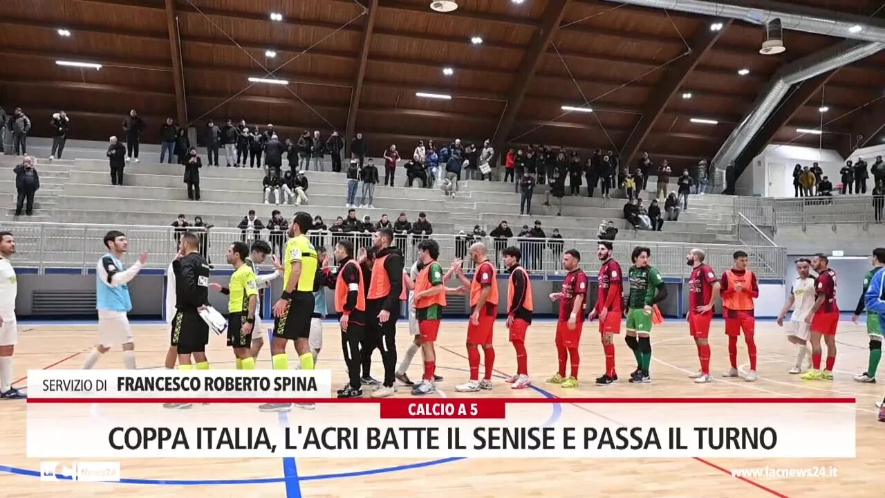 Calcio a 5, Coppa Italia di Serie B: l'Acri batte il Senise e passa il turno | VIDEO