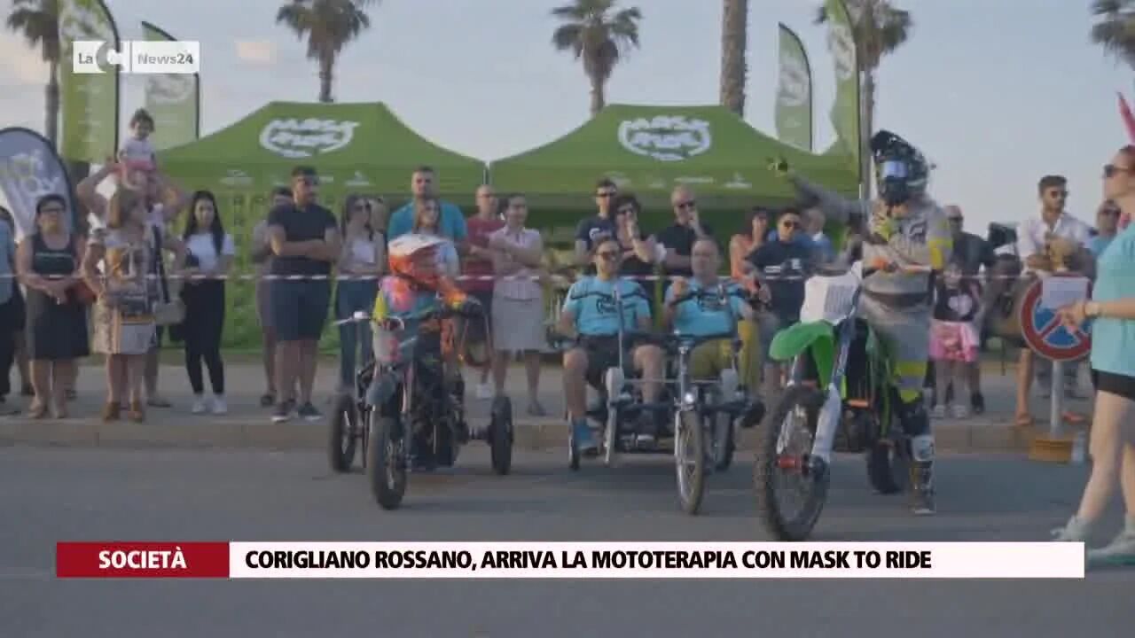 Corigliano Rossano, arriva la mototerapia con Mask To Ride
