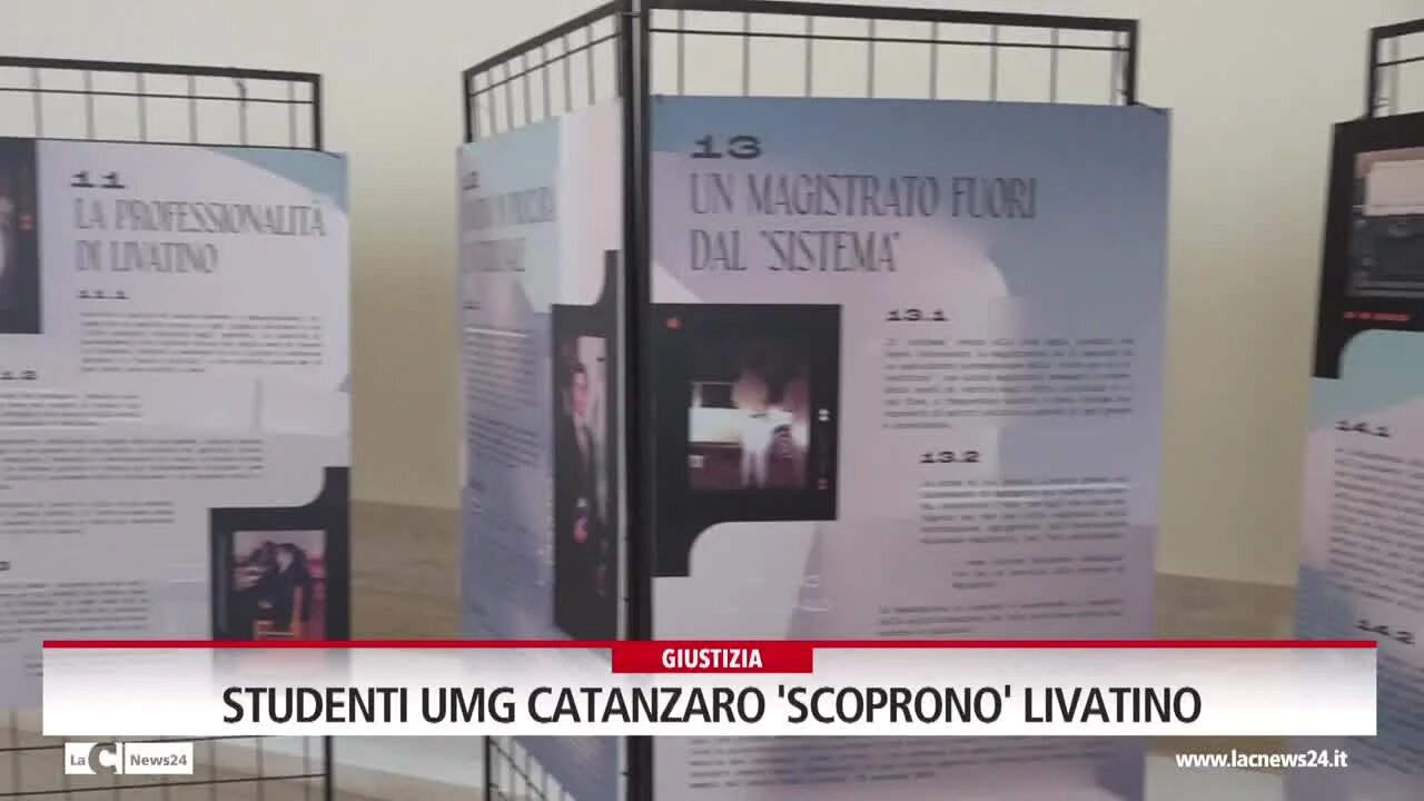 Catanzaro, all’Umg la mostra “Sub tutela dei” dedicata al giudice Rosario Livatino