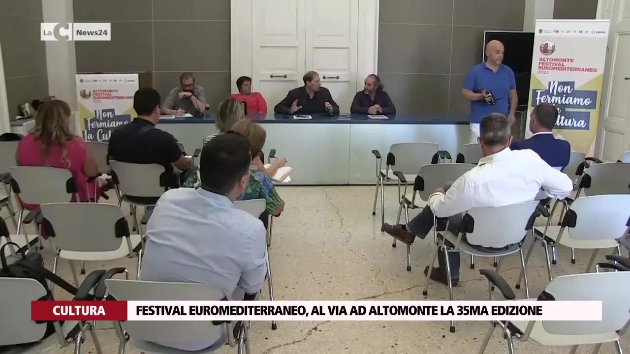 Festival Euromediterraneo, al via ad Altomonte la 35ma edizione