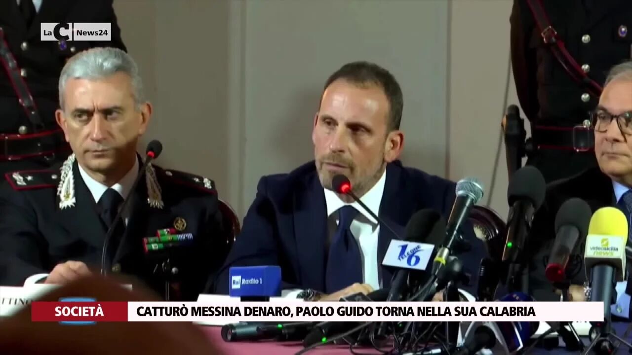 Catturò Messina Denaro, paolo guido torna nella sua Calabria