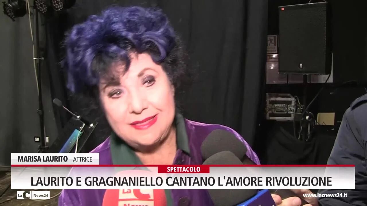 Laurito e Gragnaniello cantano l’amore rivoluzione