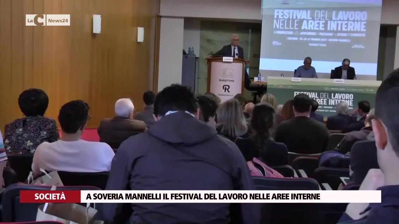 A Soveria Mannelli il festival del lavoro nelle aree interne