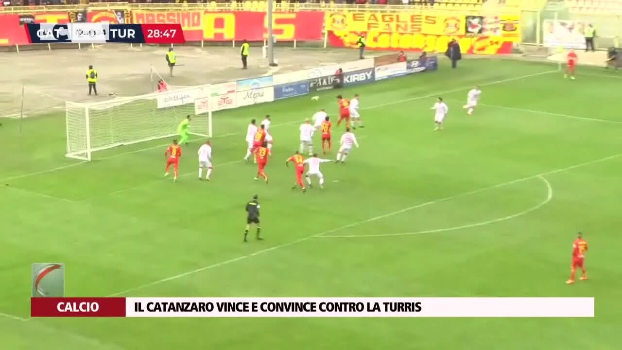 Il Catanzaro vince e convince contro la Turris