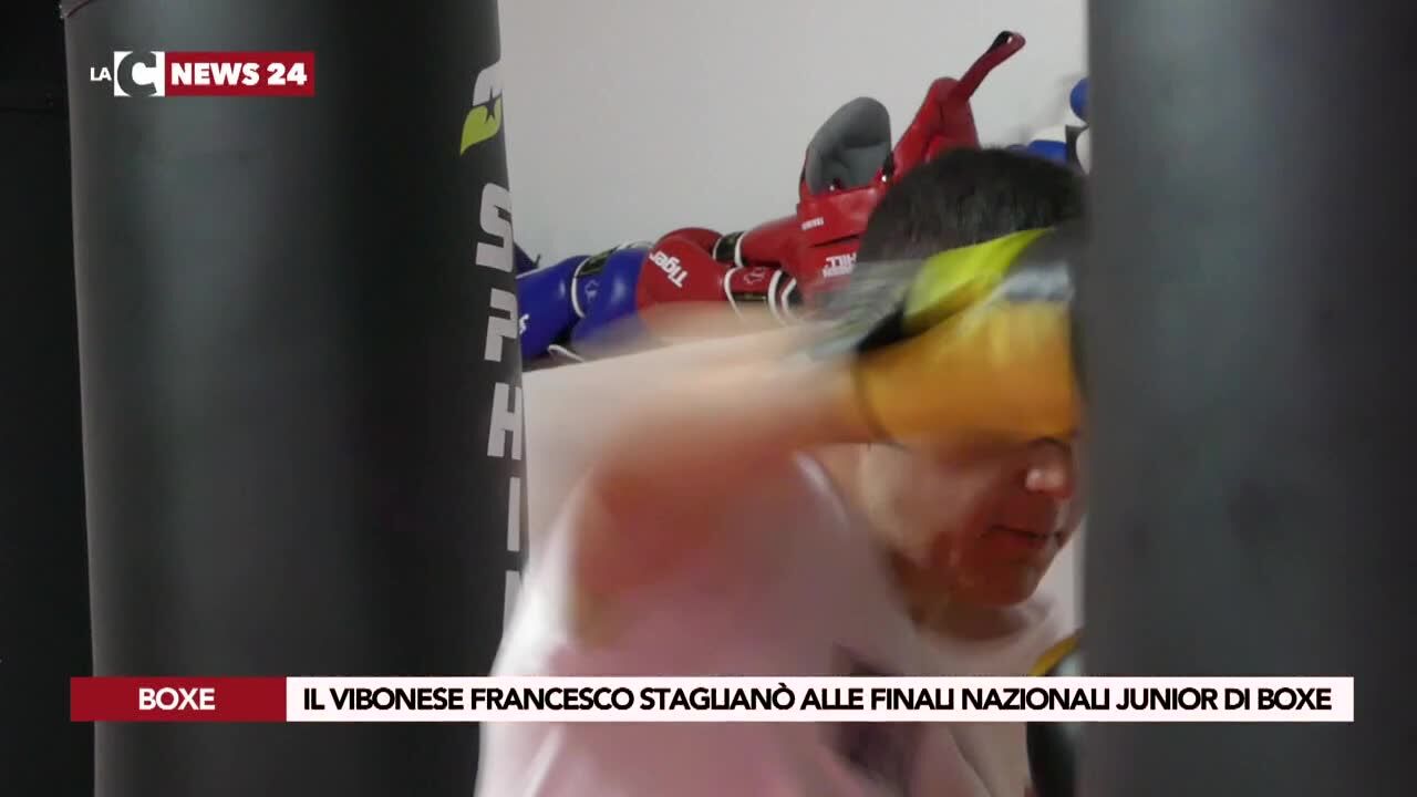 Il vibonese Francesco Staglianò alle finali nazionali junior di boxe