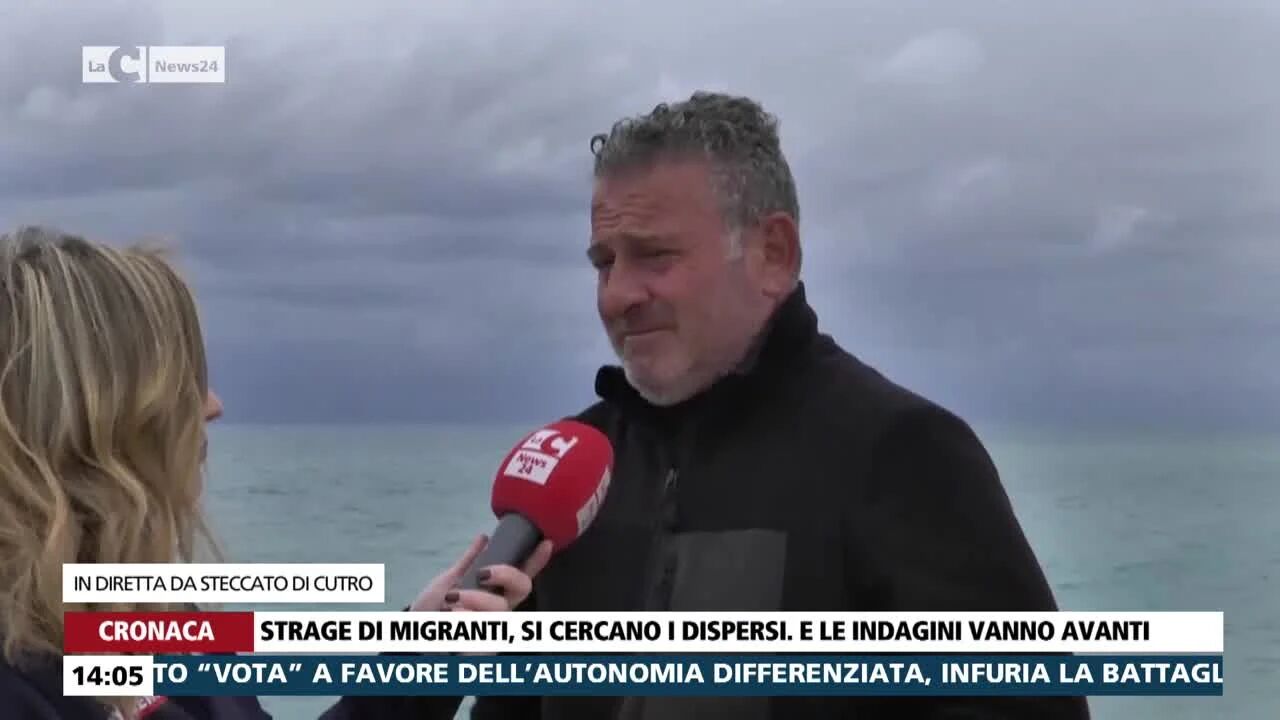 Strage di Cutro, la testimonianza del pescatore che ha trascinato i cadaveri a riva