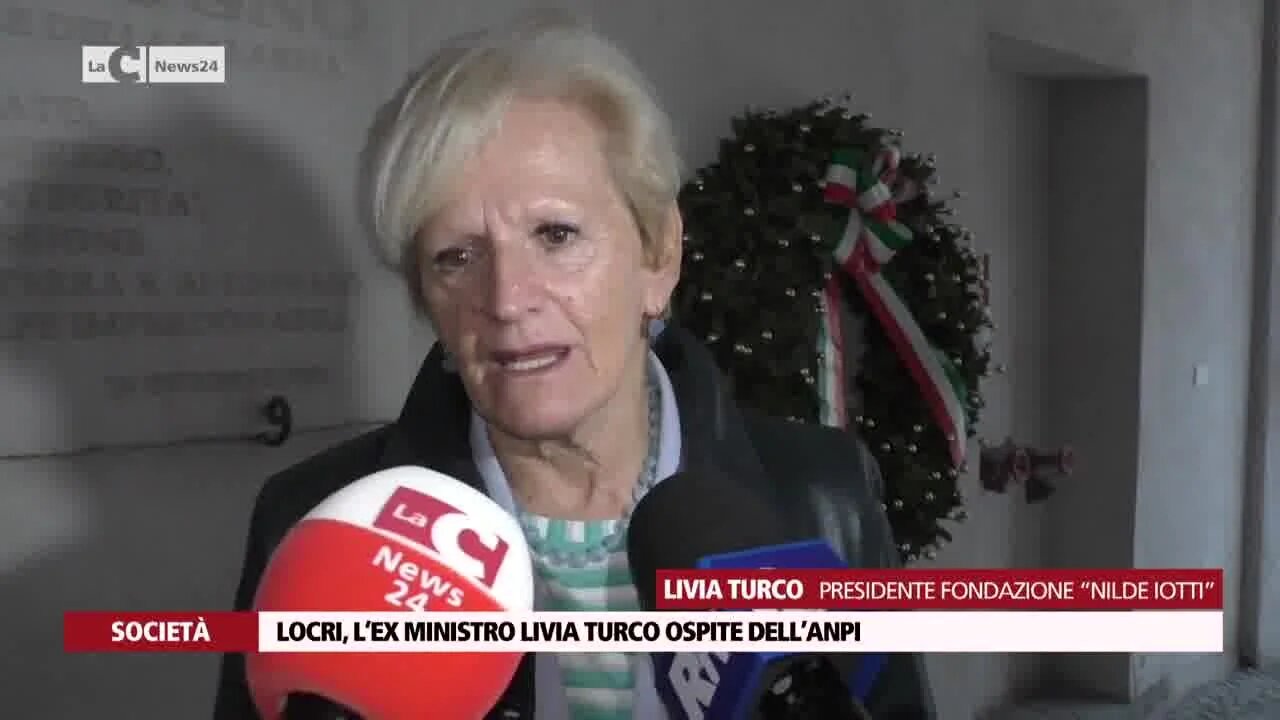 Locri, l’ex ministro Livia Turco ospite dell’Anpi