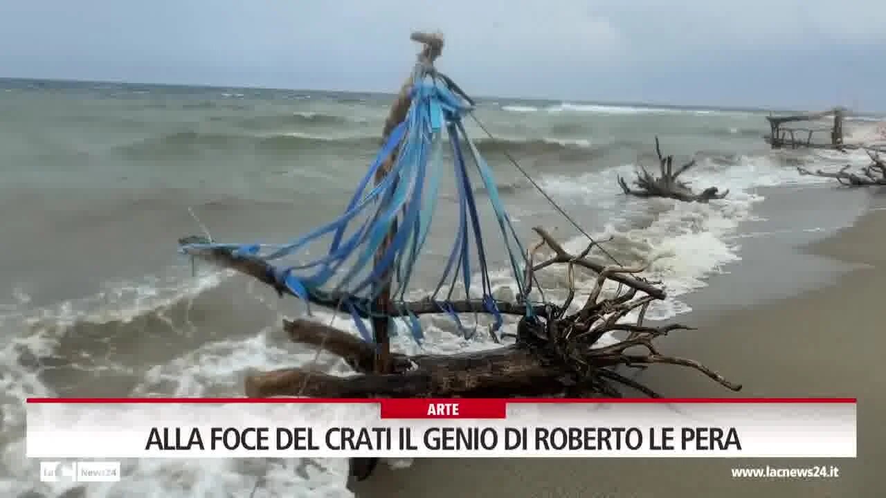 Alla foce del Crati il genio di Roberto Le Pera