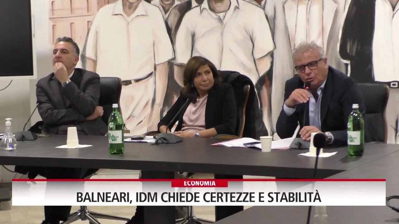 Balneari, IDM chiede certezze e stabilità